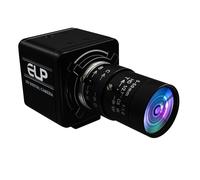 ELP Global Shutter USB Webcam 1080P 90fps, Manual Zoom, Variable Focus, AR0234 Close-up Camera for Laptop
