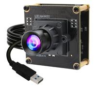 ELP High Speed 4K 60FPS USB Camera Module for Computer, Mini UVC 2160P USB3.0/2.0 Lightburn Cameras for Windows, Linux, Mac, Pi, Wide Angle 85°(H) IMX678 Webcam Board for PC Laptop Jetson Nano