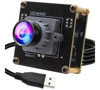 ELP High Speed 4K 60FPS USB Camera Module for Computer, Mini UVC 2160P USB3.0/2.0 Lightburn Cameras for Windows, Linux, Mac, Pi, Wide Angle 100°(H) IMX678 Webcam Board for PC Laptop Jetson Nano