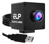ELP High Speed Global Shutter USB3.0 Camera for Computer, 720P/200fps, 1080P/120fps, Wide Angle 110degree No Distortion Webcam, Mini UVC USB3.0/2.0 PC CAMERA Fast Frame Lightburn Cameras for Laptop Pi