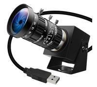 ELP Starvis USB Camera 0.0001Lux Ultra Low Light H.264 1080P 30fps Webcam 10X CS Mount 5-50mm Telephoto Zoom Manual Lens,HDR Full Color Night Vision CCTV Security Camera for Industrial Inspection