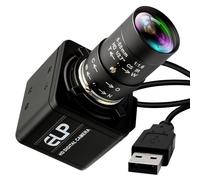 ELP USB Camera 16 Megapixes High Resolution 5K USB Webcam with CS Mount 5-50mm Manual Varifocus Lens Close UP OpenCV Camera Free Driver Plug and Play for Windows Linux Laptop Jetson Nano
