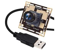 ELP USB with Camera 2.1mm Wide Angle Mjpeg 5megapixel Hd PC Cameras for Industrial Machine Vision OV5640 Mini UVC Lightburn Webcamera,3.3ft/1m Cable for Computer Laptop Jetson Nano