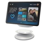 ELPHA All-New Adjustable Stand Compatible with Show 8 (4th Gen) & 11 | Swivel to Improve Viewing Angle | Bracket Holder for Smart Display & iPhone Models | White