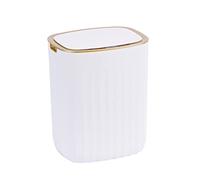 ELPHECO 13.24 Litre Waterproof Motion Sensor Bedroom Trash Can with Lid, 3.5 US liquid Gallon, Automatic Touchless Garbage Bin for Bathroom Living Room Office, Golden