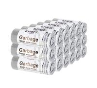 ELPHECO 2.5 Gallon Trash Bags ? 15 Liters Drawstring Garbage Bags ? Small Trash Bags For Bathroom Office Living Room Use ? Suitable For 1.5-4 Gallon