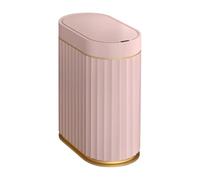 ELPHECO Sensor Trash Can 2 Gallon Waterproof Motion Sensor Trash Can, Automatic Bathroom Trash Bin, Slim Garbage Can (Pink, 2 Gallon)