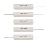Elprico 10PCS Speaker Divider Resistor Kit Speaker Divider Cement Resistor 10W, Large, Shock, Good Heat Dissipation, Wirewound, for Power Adapters, Equipment, TVs (1 Euro)