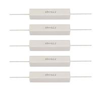 Elprico 10PCS Speaker Divider Resistor Kit Speaker Divider Cement Resistor 10W, Large, Shock, Good Heat Dissipation, Wirewound, for Power Adapters, Equipment, TVs (6 Euros)