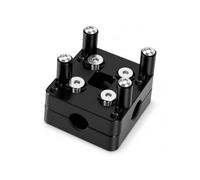 Elprico 12mm Motorcycle GPS Holder Bar Clamp Mount for R1200 R1250 GS GSA | Fits 12mm crossbars & standard AMPS pattern, CNC 6061 aluminum build, compatible with Zumo XT & Quad Lock phone mounts.