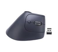 Elprico 2.4G Wireless Vertical Ergonomic Optical Mouse for Work,Multi-Device Connectivity, 1000/1200 /1600/2400 DPI,Quiet Clicks,Comfort and Reduced Wrist Strain for Laptop,Desktop,PC