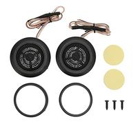 Elprico 2 Pcs Car Dome Tweeter, 800W High Sensitivity Audio Stereo Loudspeaker 4 Ohm with Adhesive Pads and Screws, for 2 Way Universal Car Sound System Upgrade