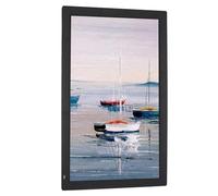 Elprico 21.5inch Digital Photo Frame with 1920x1080 FHD Display,Auto-Rotate,Wall Mounted,2.4G 5G Dual-WiFi Share Photos & Videos Via Vphoto App,Electronic Photo Frames with 32GB (UK Plug)
