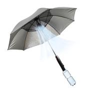 Elprico 3-in-1 UV Blocking Umbrella with Fan & Sprayer - Portable for Summer, Beach and Sports