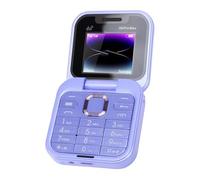 Elprico 4G LTE Flip Phone, Unlocked Seniors Cell Phone Dual SIM Standby 1.77" Screen with Bluetooth 5.0 and High Volume Speaker, for Elderly and Backup Emergency Use (Purple)