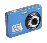 Elprico 4K 48MP Digital Camera with 8x Digital Zoom, 2.7in Screen, Rechargeable Battery, USB Transfer, Compact Mini Camera for Kids, Students, Beginners, Selfies, and Anti Shake (Blue)