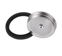 Elprico 50mm Group Head Gasket Repair Kit, Stainless Steel Shower Screen with Silicone Gasket Replacement Fit for De'Longhi EC685 EC680 EC9335M EC2351 Machine