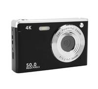 Elprico 50MP 4K Digital Camera with 16x Zoom, AF Autofocus Technology, Fill Light, Tripod Connector, Compact Portable Camera for Kid Student Children Teen Girl Boy Parent (Black)