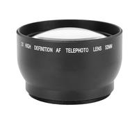 Elprico 52mm 2X Telephoto Lens, HD Teleconverter Lens Attachment for Cameras with 52mm Filter Thread, Doubles Zoom for Photography