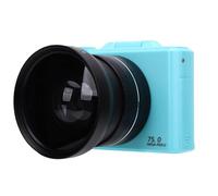 Elprico 5K Digital Camera, 75MP WiFi Vlog Camera with 180 Degree Flip Screen, 18X Zoom, Wide Angle Lens and 64GB Card for Vlogging