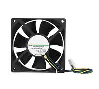 Elprico 80mm PWM Cooling Fan 12V 4000RPM High Airflow 38.55CFM Quiet Hydraulic Bearing with Temperature Control for PC Case CPU Heatsink Server Water Cooling
