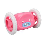 Elprico Alarm Clock with Wheels, Extra Loud Runaway Rolling Vibrating Digital Snooze Clock with Escape Mechanism, for Heavy Sleepers Kids Adults