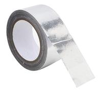 Elprico Aluminium Foil Adhesive Duct Tape, 50mm x 30m Waterproof Flame-Retardant Silver Aluminum Foil Tape for Pipeline