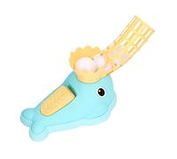 Elprico Baseball Trainer Toy Excellent Plastic Material for Kids Baseball Batting Practice - Step On Type Telescopic Pitching Machine Set, Blue