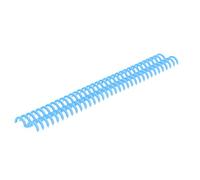 Elprico Binding Coils Carry Resistant to The Office, Student, Beginners 10PCs 34 Holes Kit to Be Worn (Blue)