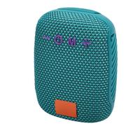 Elprico Bluetooth Bike Speaker, Portable Wireless Speaker with TWS Pairing 5.3 Connection FM Radio TF Card Slot Handlebar Mount, for Cycling Hiking (Peacock Blue)