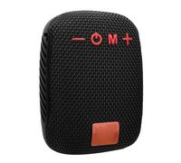 Elprico Bluetooth Bike Speaker, Portable Wireless Speaker with TWS Pairing 5.3 Connection FM Radio TF Card Slot Handlebar Mount, for Cycling Hiking (Black)