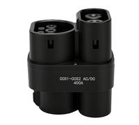 Elprico CCS1 to CCS2 Adapter, 400A DC 32A AC Fast Charging EV Adapter with Automatic Switch, Type 1 to Type 2 Electric Vehicle Connector