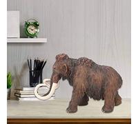 Elprico Child Educational Elephant Model Toy, Safe and Eco-Friendly Plastic Material, Early Recognition of Animals and Colors, Kids, Suitable for Teaching and Decoration, Brown Color, 19 * 12 * 6cm