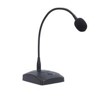 Elprico Desktop Gooseneck Condenser Microphone,360 Degree Desktop Condenser Cardioid Mic,with Base LED Indicator XLR Mic for Meetings Video Conferences Streaming Lectures