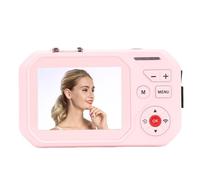 Elprico Digital Camera Dual Screen,Autofocus Vlogging Camera for Photography with 2.8 Inch Color Screen,48MP Portable Compact Point and Shoot Digital Camera for Teens Adult Beginner (Pink)