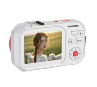 Elprico Digital Camera,HD 1080P Kids Camera 64MP Point and Shoot Digital Cameras,18X Digital Zoom,Autofocus,Compact Small Camera for Kids Boys Girls (Silver)