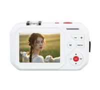 Elprico Digital Camera,HD 1080P Kids Camera 64MP Point and Shoot Digital Cameras,18X Digital Zoom,Autofocus,Compact Small Camera for Kids Boys Girls (White)