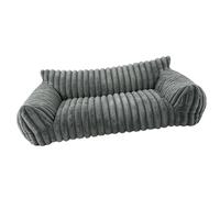 Elprico Dog Couch Bed for Cats and Small Dogs, Warm Soft Pet Sofa with Backrest, Ergonomic Comfort for All Seasons, Cozy Design for Indoor Use (M 75 * 50 * 20cm)