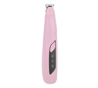 Elprico Dog Trimmer, Pet Micro Precision Trimmer with LED Light, Rechargeable Electric Cat Grooming Clippers for Feet Small Area Hair for Trimming, Ear, Face, Butt, Eyebrows (Pink)