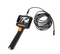 Elprico Endoscope Camera with 4.3" Screen, 1080P HD Borescope Inspection Camera with 8 LED Lights, IP67 16.5ft Semi Rigid Snake Camera