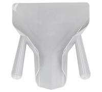 Elprico French Fry Scoop,Commercial Fry Bagger Scooper,Quick Fill Tool for Chip Popcorn Bagger Bags,Multipurpose Utility Scooper for Popcorn Machine Ice Candy Snacks Desserts,Grey (Dual Handle)