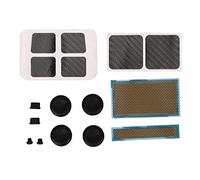 Elprico Game Console Protection Kit, Protection for Steam Deck, Stickers Dust Screen Dust Plug Joystick Cap Game Console Skin Protection Set for Steam Deck
