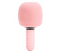 Elprico Karaoke Microphone for Kids & Adults, Bluetooth Microphones Singing Mic with RGB Lights, 5 Sound Effects, Built-in Speaker Portable Karaoke Player for Party Travel Gifts (Pink)