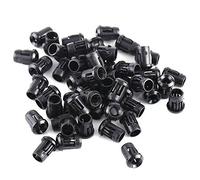 Elprico Lamp Diode Holder, 3mm 5mm 8mm 10mm LED 50Pcs Lamp Socket Diode Holder Made of Plastic(Black)(3mm)
