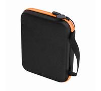 Elprico Large Capacity Essential Oil Storage Case, Lightweight 63 Slots Organizer for Aromatherapy on the Go, Design (Orange)