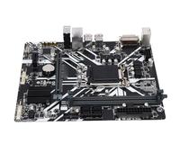 Elprico Micro ATX Motherboard, LGA 1151, Dual Channel DDR4 2666 2400 2133 MHz, Support Core I7/i5/i3 8th and 9th Gen, 6 X SATA 6Gb/s, I/O Guard PCIE X16 USB 3.0 RJ45 DVI Port