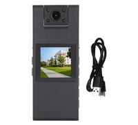 Elprico Mini Body Camera,1080P HD Bodycam with Night Vision,180° Rotatable Lens Wearable Camcorder,Lightweight and Portable for Daily Records,Cycling,Delivery/Serving Jobs