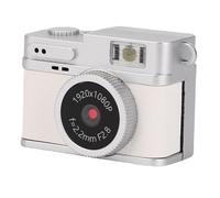 Elprico Mini Keychain Camera,1080p Small Nostalgia Retro Camera,Portable Micro Video Camcorder,20MP 0.96in Screen Small Video Camcorder Built in LED Fill Ligh for Taking Photos Cycling (White)