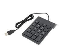 Elprico Mini Portable USB Numeric Keyboard, 18 Keys Quiet & Comfortable for PC Desktop Notebook with Convenient Plug and Play Design, Easy to Install, Ideal for Data Input