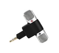 Elprico Mini Stereo Microphone with 3.5mm Gold-plating Plug Jack for PC Laptop MD Camera, Highly Affordable and Compact Stereo Microphone, Suitable for PC and Sound Recorder